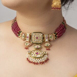 CHOKER KUNDAN NECKLACE RS01322