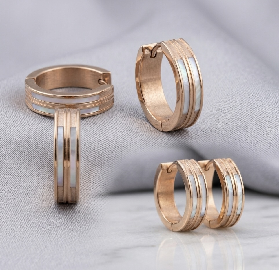 THE IRIS GLAZE HOOPS RS04372 - Image 3