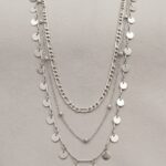 LAYERED MEDALLION STATEMENT NECKLACE RS07152