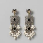 OXIDIZED EARRINGS RS04402