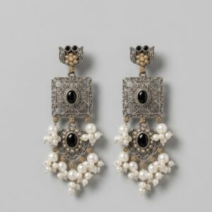 OXIDIZED EARRINGS RS04402