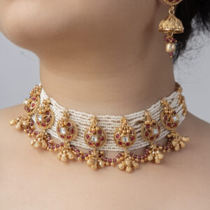 CHOKER PEARL NECKLACE RS01162