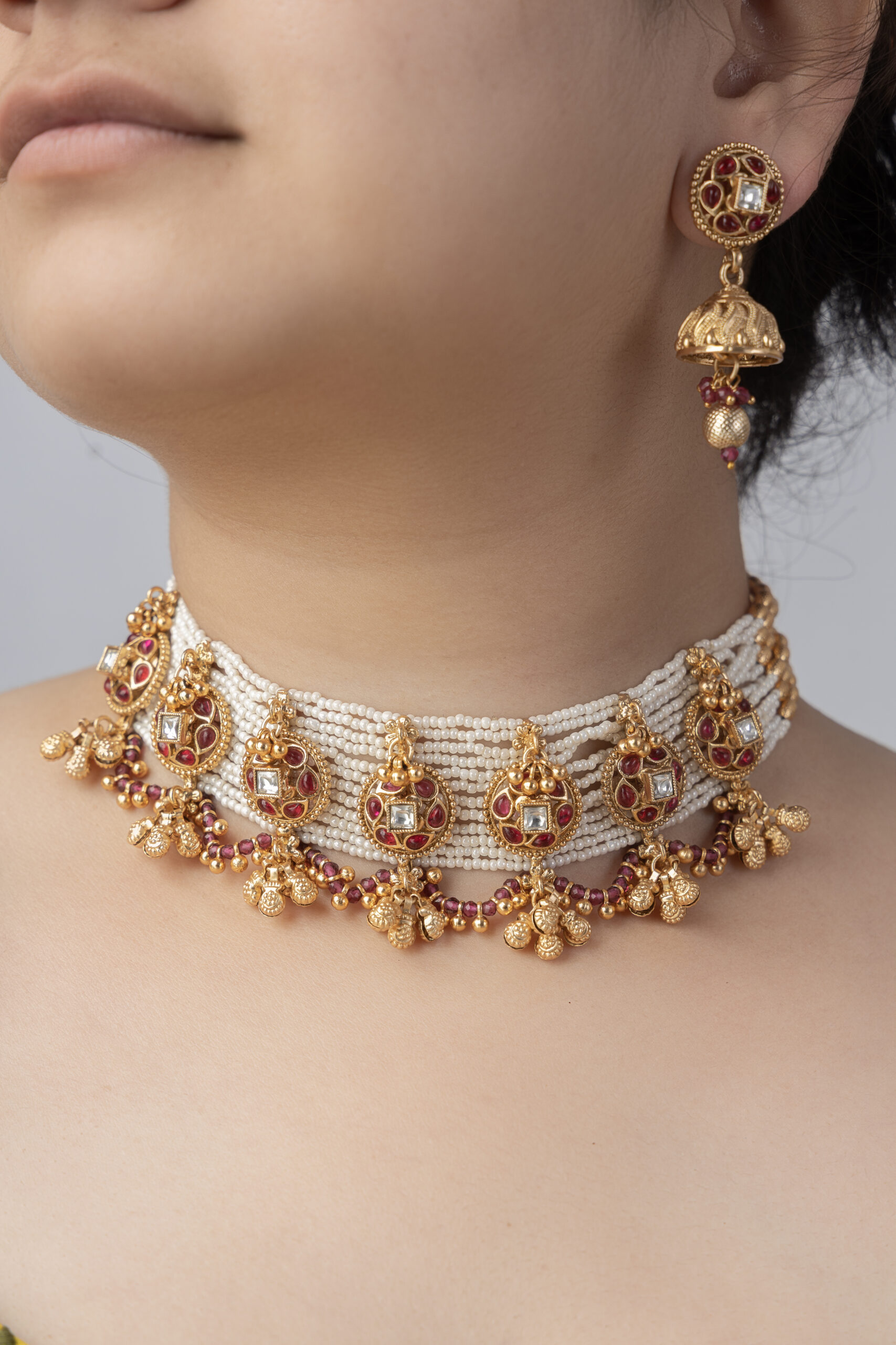 CHOKER PEARL NECKLACE RS01162