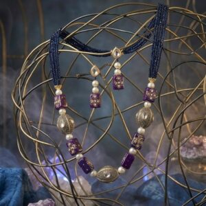 ROYAL PURPLE FESTIVE MALA SET RS07172